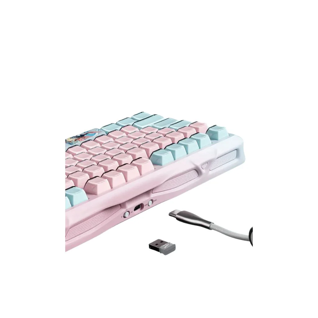 Gravastar Mercury K1 Lite Gaming Keyboard - Sakura Atlantis Edition - Image 3