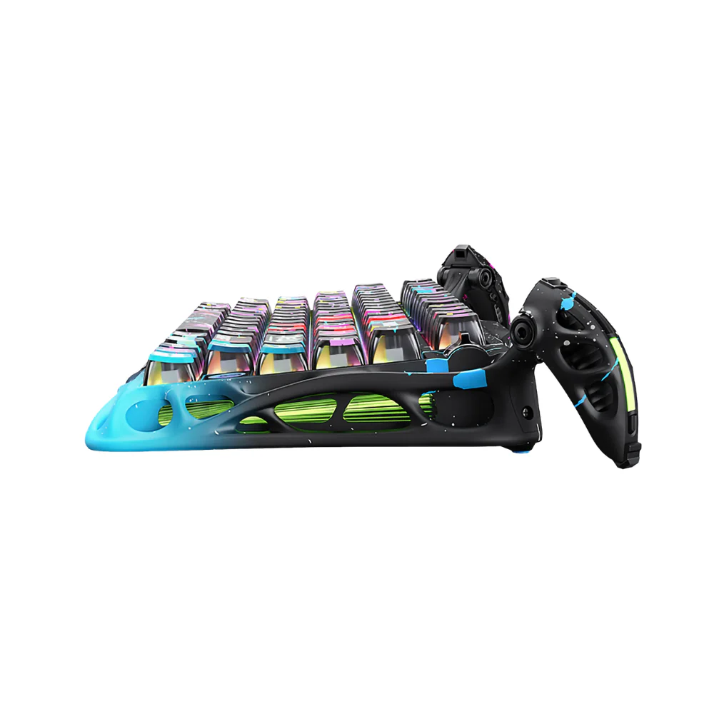 Gravastar Mercury V75 Pro Special Edition Gaming Keyboard - Neon Graffiti - Image 5
