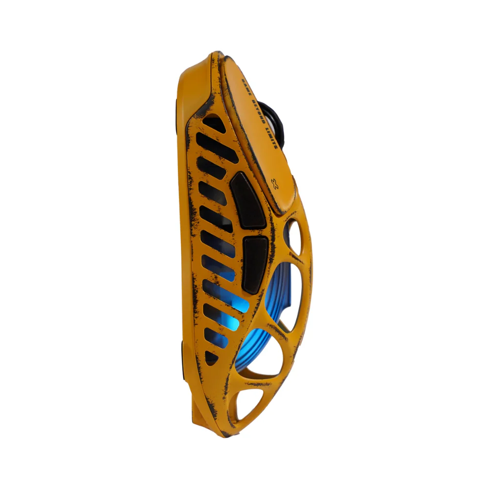 GravaStar Mercury X Pro Gaming Mouse - Battle Worn-Yellow - Image 5
