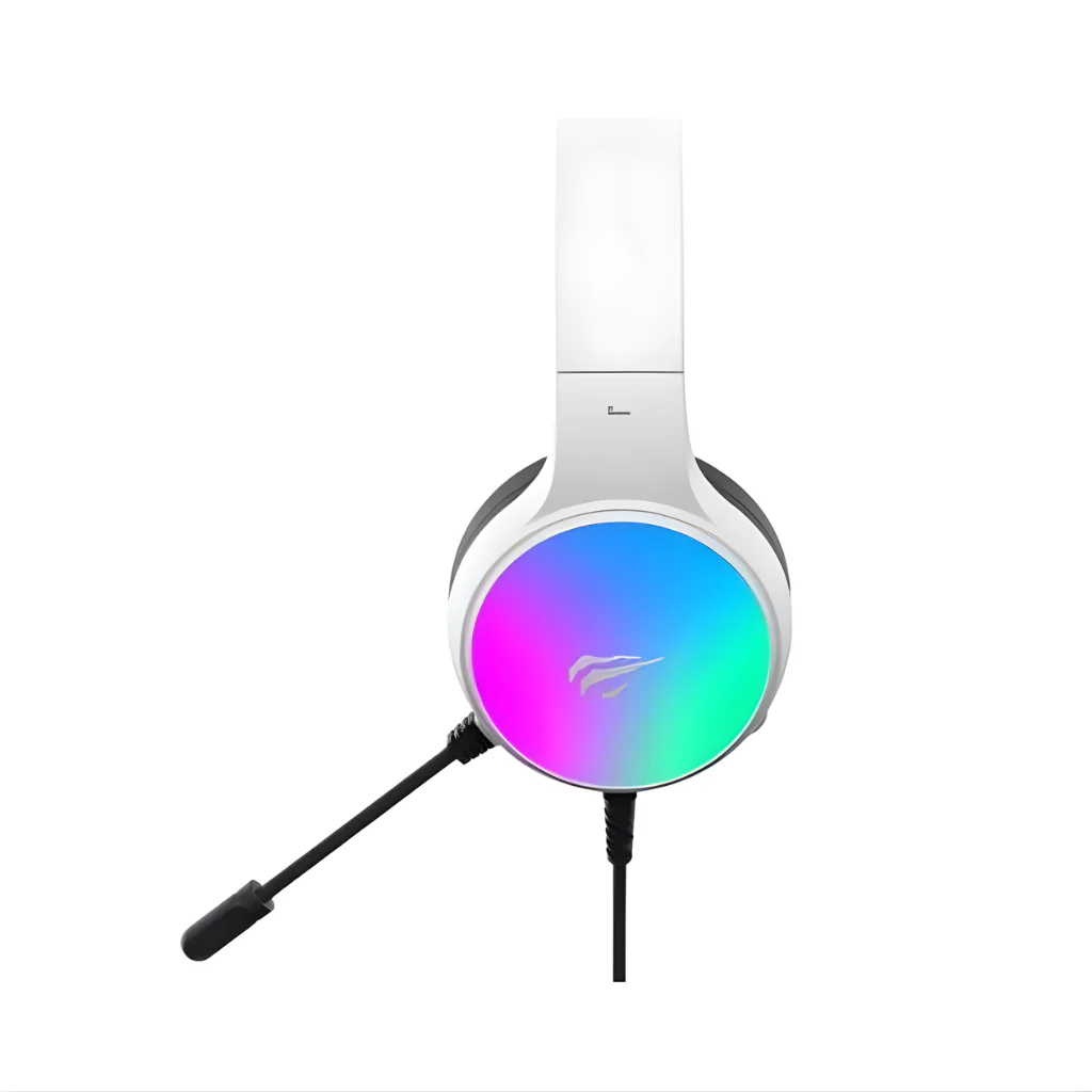 Havit H2043U Wired Gaming Headset - White - Image 3