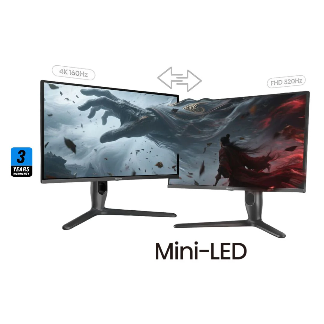 Hisense 27G7Q-Pro 27 Dual Refresh rate 4K (3840x2160) (160Hz 4K - 320Hz FHD) 1Ms IPS Mini-Led Flat - Image 2