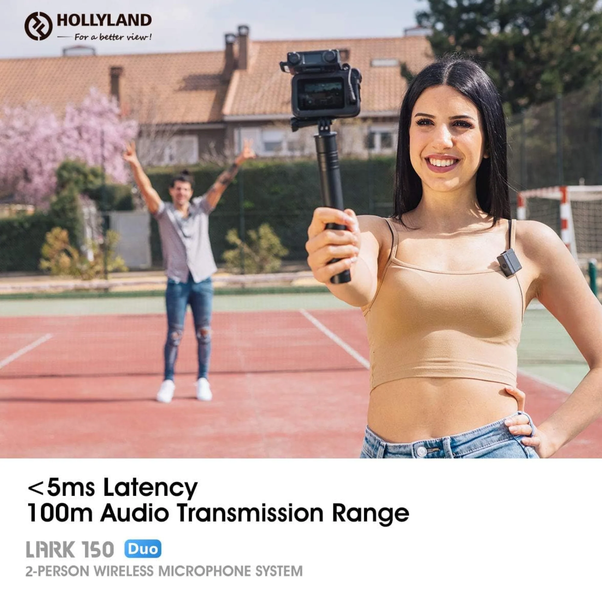 Hollyland LARK 150 Duo - Wireless Lavalier Microphone - Image 3