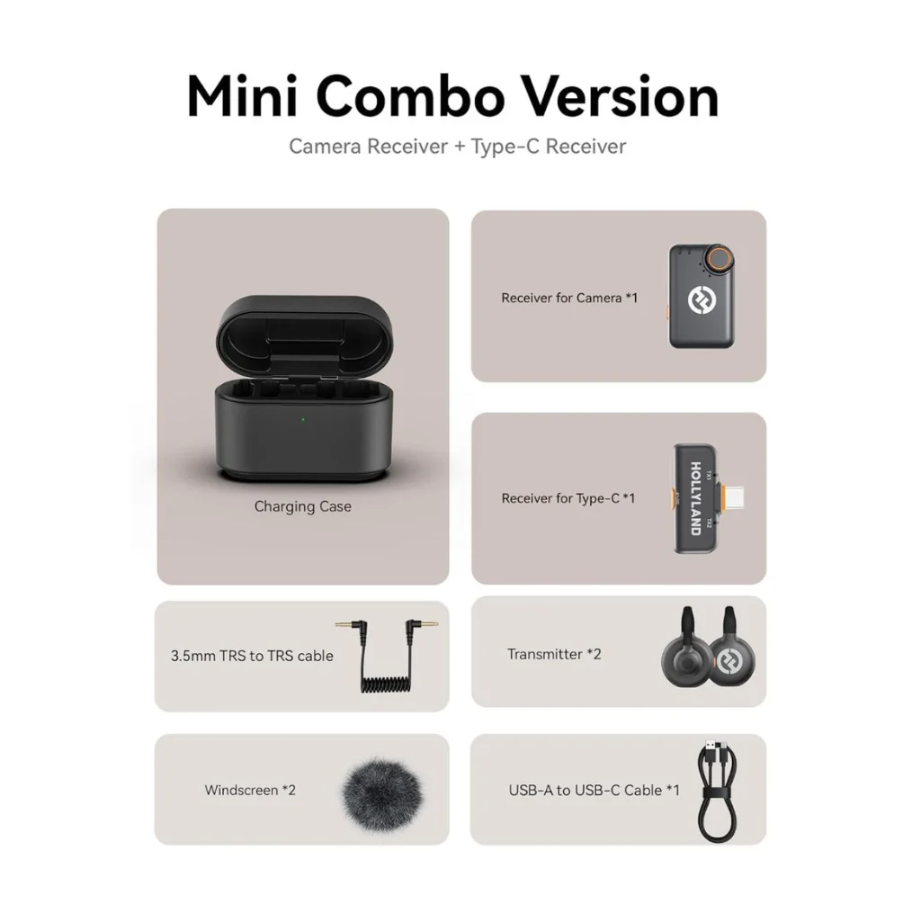 Hollyland Lark M2S Wireless Microphone – Mini Combo - Image 3