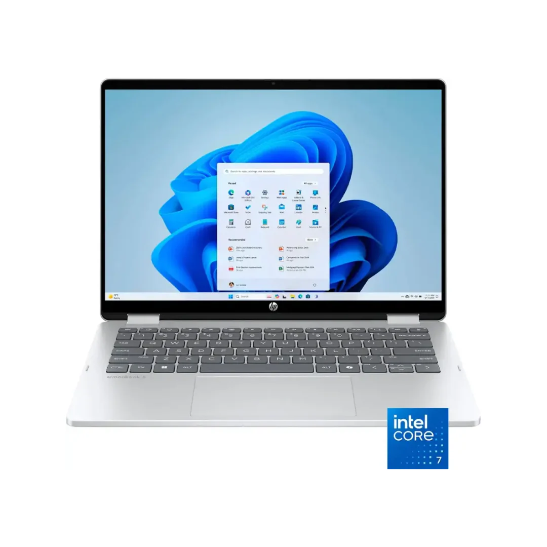 HP OmniBook 5 Flip 14-FP0023DX, Intel Core 7-150U, RAM 16GB, SSD 512GB, Intel Arc 140V, 14.0 Inch WUXGA FHD+ IPS Touch, Silver - Image 6