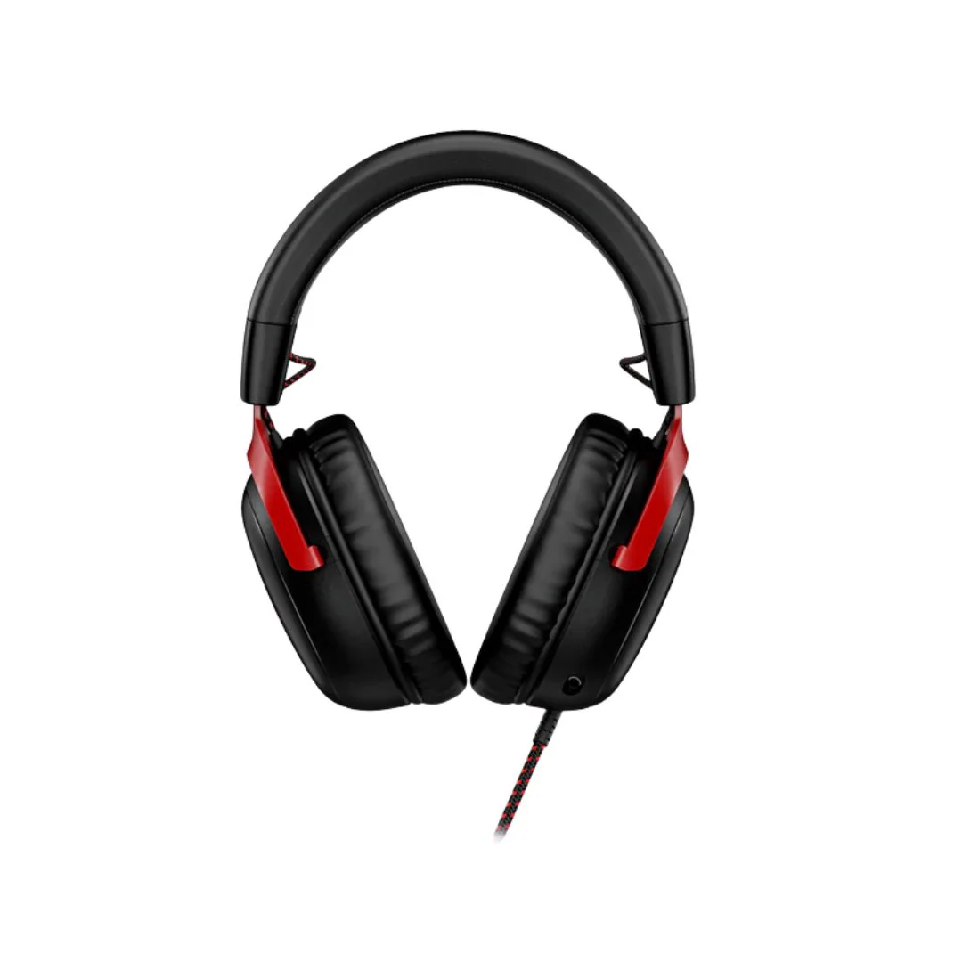 HyperX Cloud III Wired Gaming Headset - Black & Red - Image 3