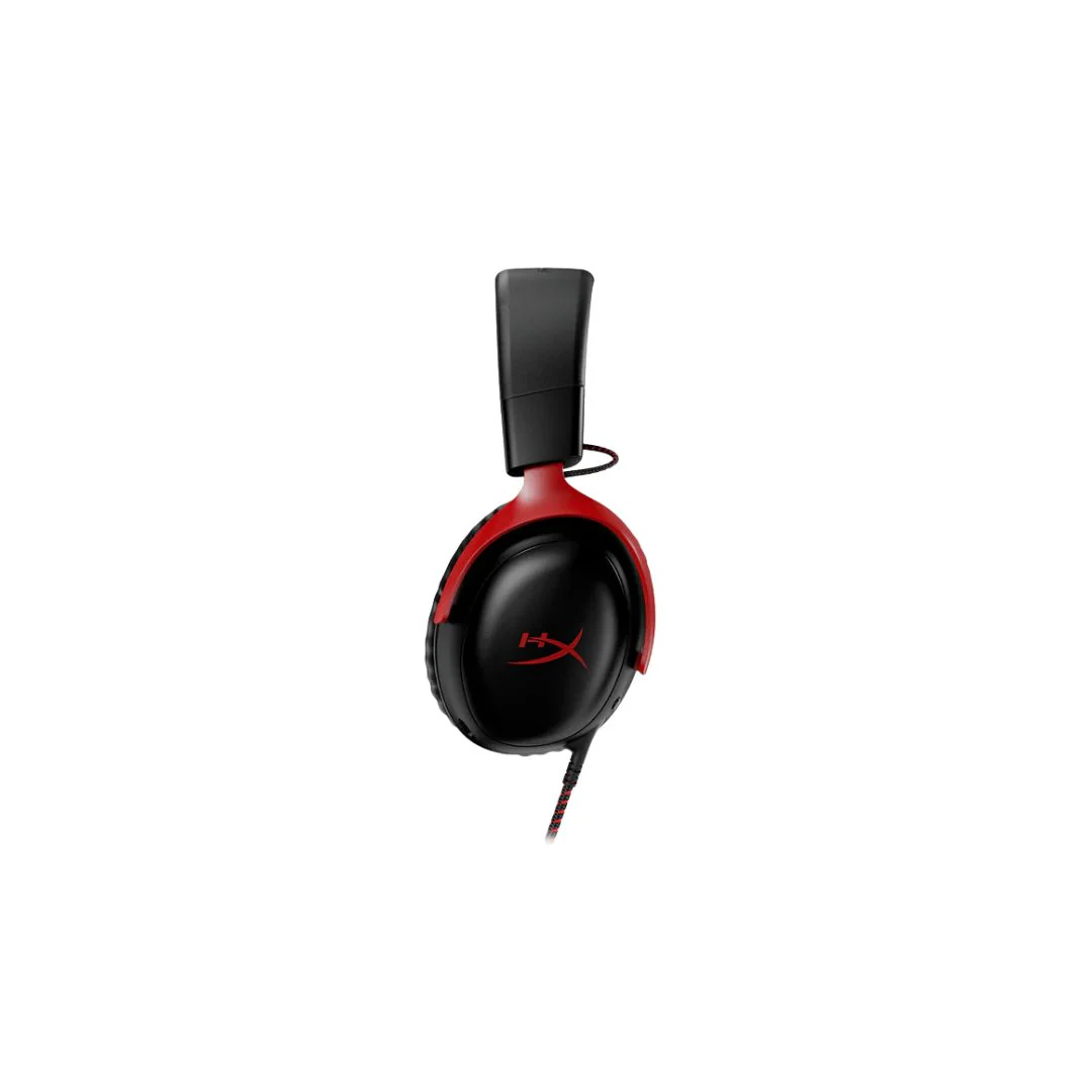 HyperX Cloud III Wired Gaming Headset - Black & Red - Image 4