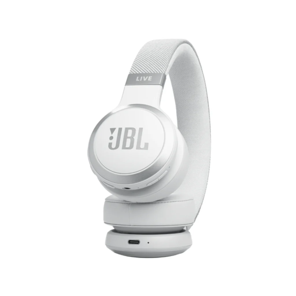 JBL Live 670NC wireless on-ear headphone - White - Image 3