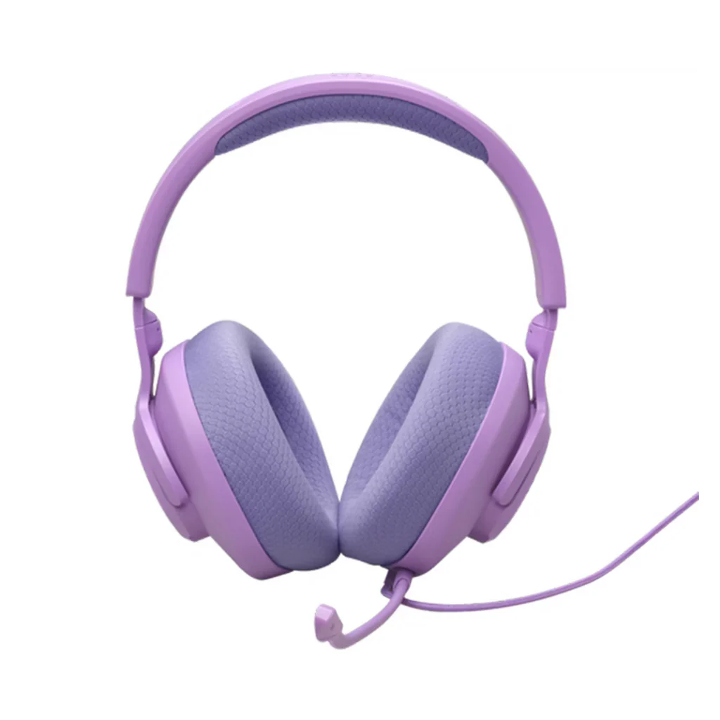 JBL Quantum 100M2 Wired Gaming Headphones - Purple - Image 2