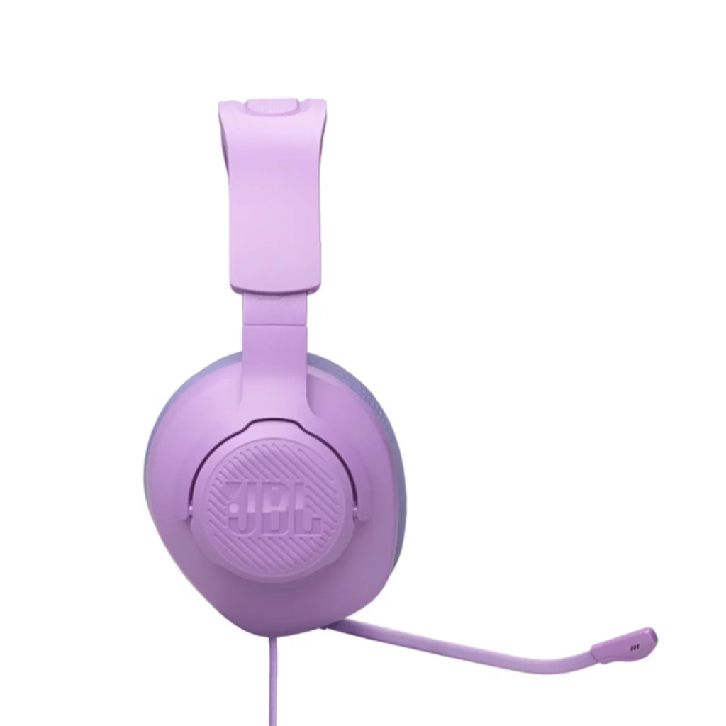 JBL Quantum 100M2 Wired Gaming Headphones - Purple - Image 3