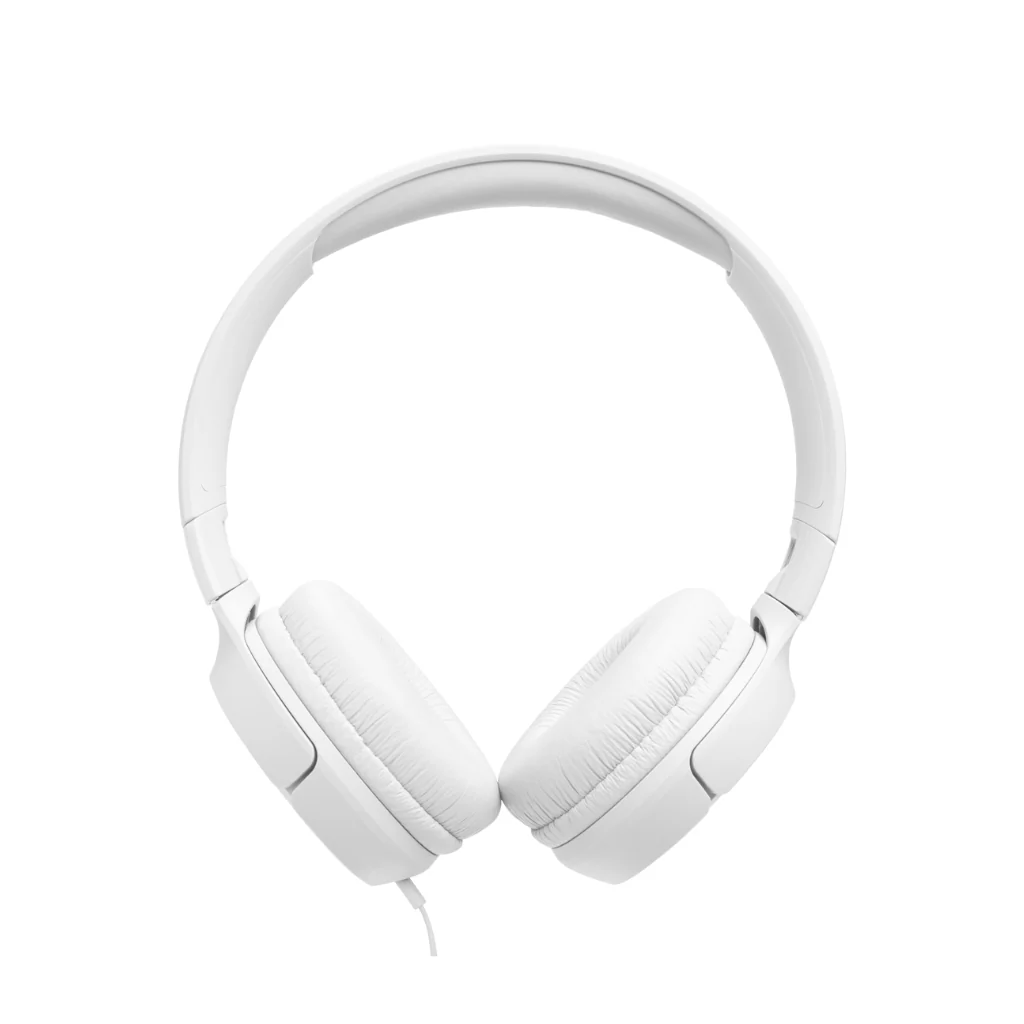 JBL Tune 520C USB-C Hi-Res Wired On-ear headphones - White - Image 2