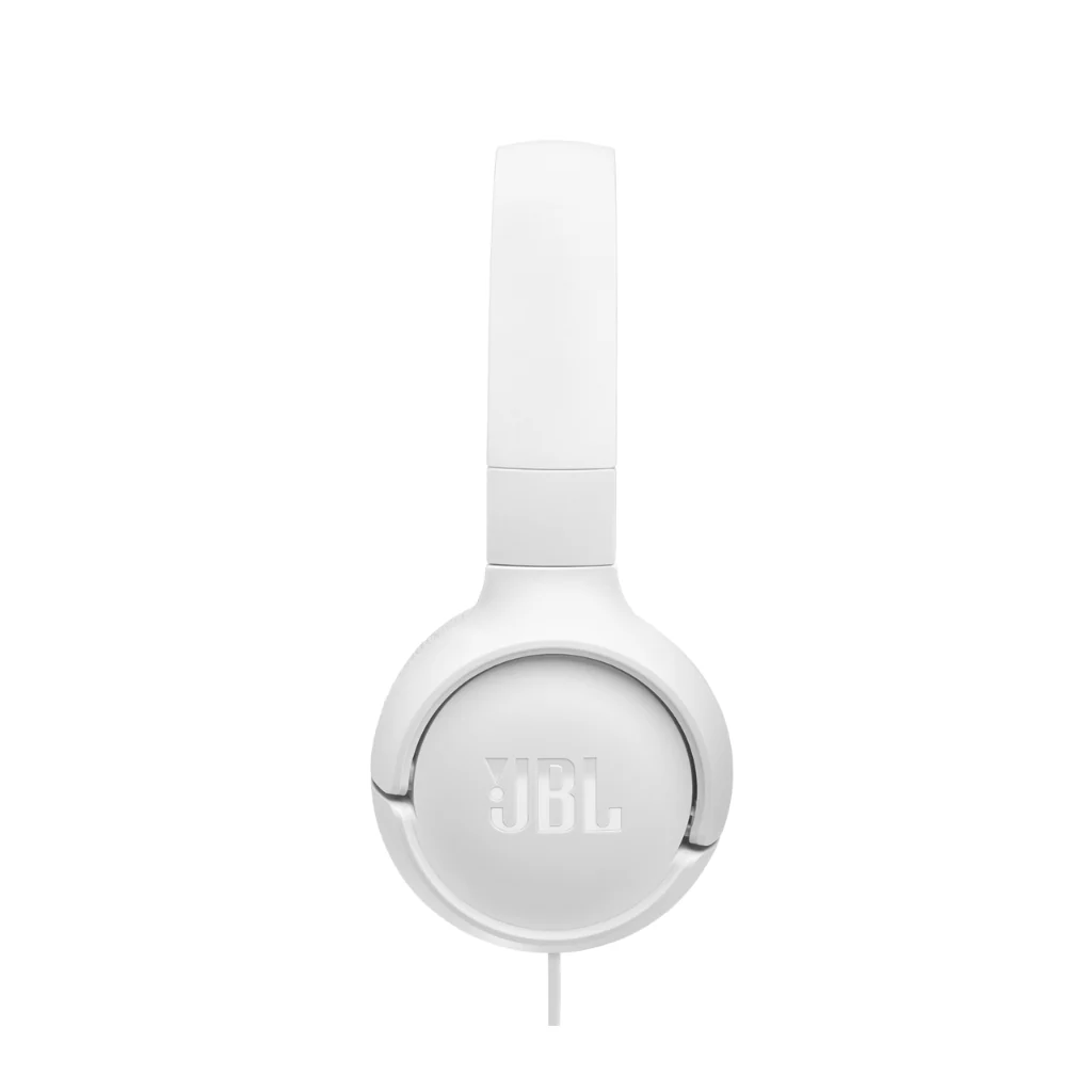JBL Tune 520C USB-C Hi-Res Wired On-ear headphones - White - Image 4