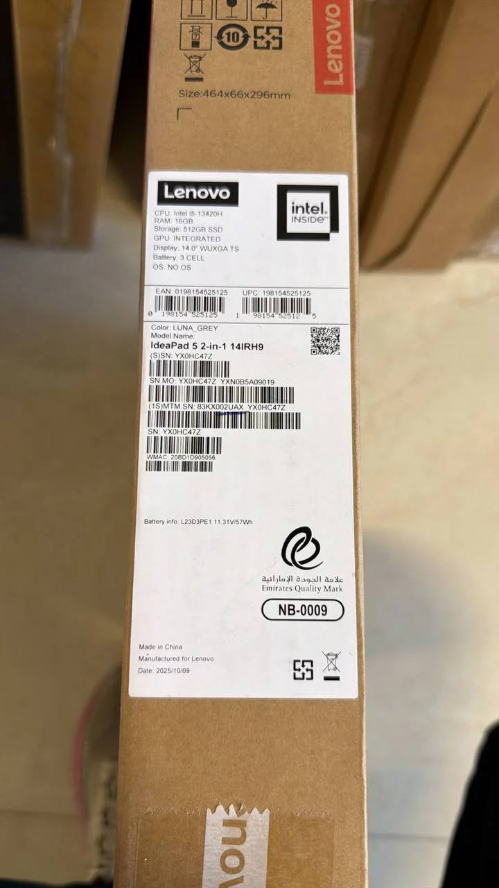 Lenovo IdeaPad 5 14IRH9 - (2UAX) Intel Core i5-13420H, RAM 16GB, SSD 512GB, Intel® UHD Graphics, 14.0 Inch WUXGA, Luna Grey - Image 7