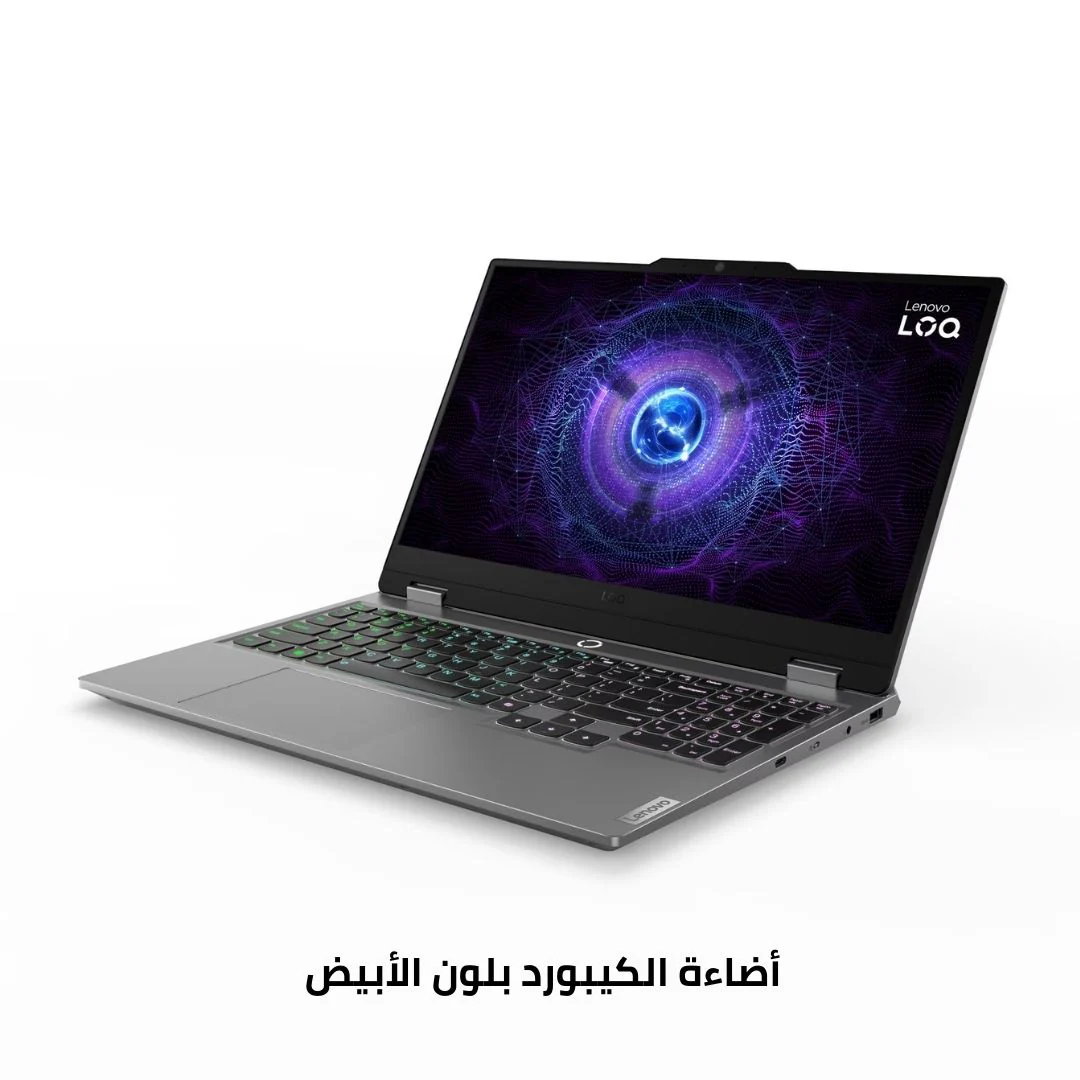 Lenovo LOQ 15IRX9 - (73PS) Intel Core i5-13450HX, RAM 16GB, SSD 512GB, RTX 3050 6GB, 15.6 Inch FHD IPS 144Hz, Luna Gray - Image 2