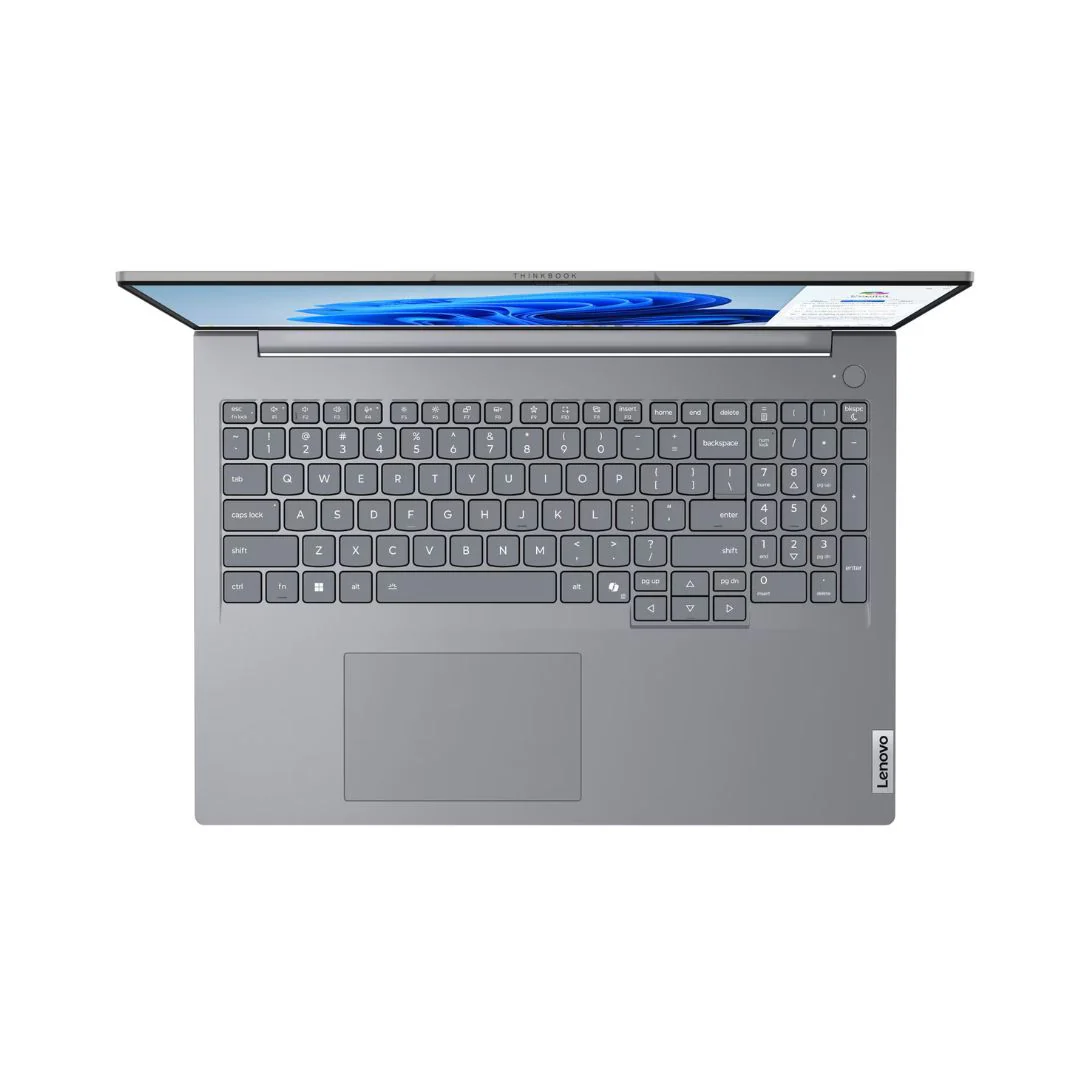 Lenovo ThinkBook 16 G8 IAL - (27GR), Intel Core Ultra 5-225U, RAM 16GB, SSD 512GB, Intel Graphics, 16.0 Inch IPS WUXGA 60Hz, Arctic Grey - Image 2
