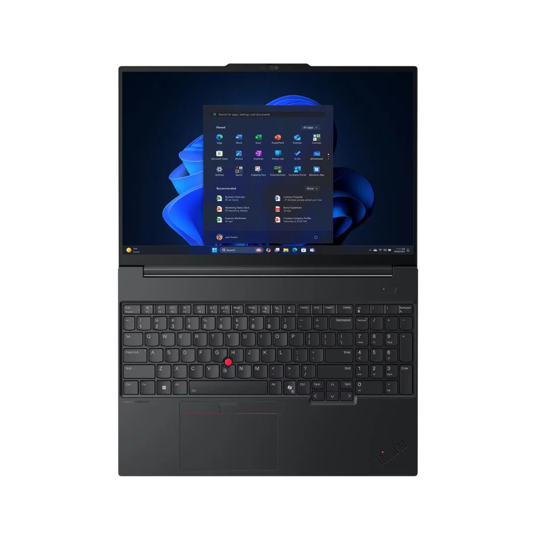 Lenovo ThinkPad E16 - (5NGR) Ultra 7-255H, 16GB, 512GB, Intel® Graphics, 16 Inch WUXGA IPS, Black - Image 3