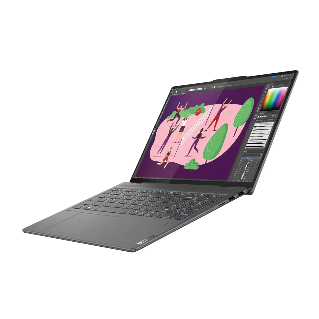 Lenovo Yoga 7 2-in-1 16IML9 - (02US), Intel® Core Ultra 7-155U, RAM 16GB, SSD 1TB, Intel® Graphics, 16 Inch " WUXGA IPS 60Hz X360 Touch, Storm Grey - Image 4