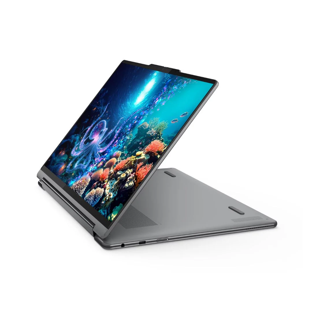 Lenovo Yoga 9 Aura Edition 14ILL10 - (13AX) Intel Core Ultra 7-258V, RAM 32GB, SSD 1TB, Intel® Arc™ Graphics 140V, 14 Inch WQXGA+ OLED 120Hz Touch, Luna Grey - Image 4