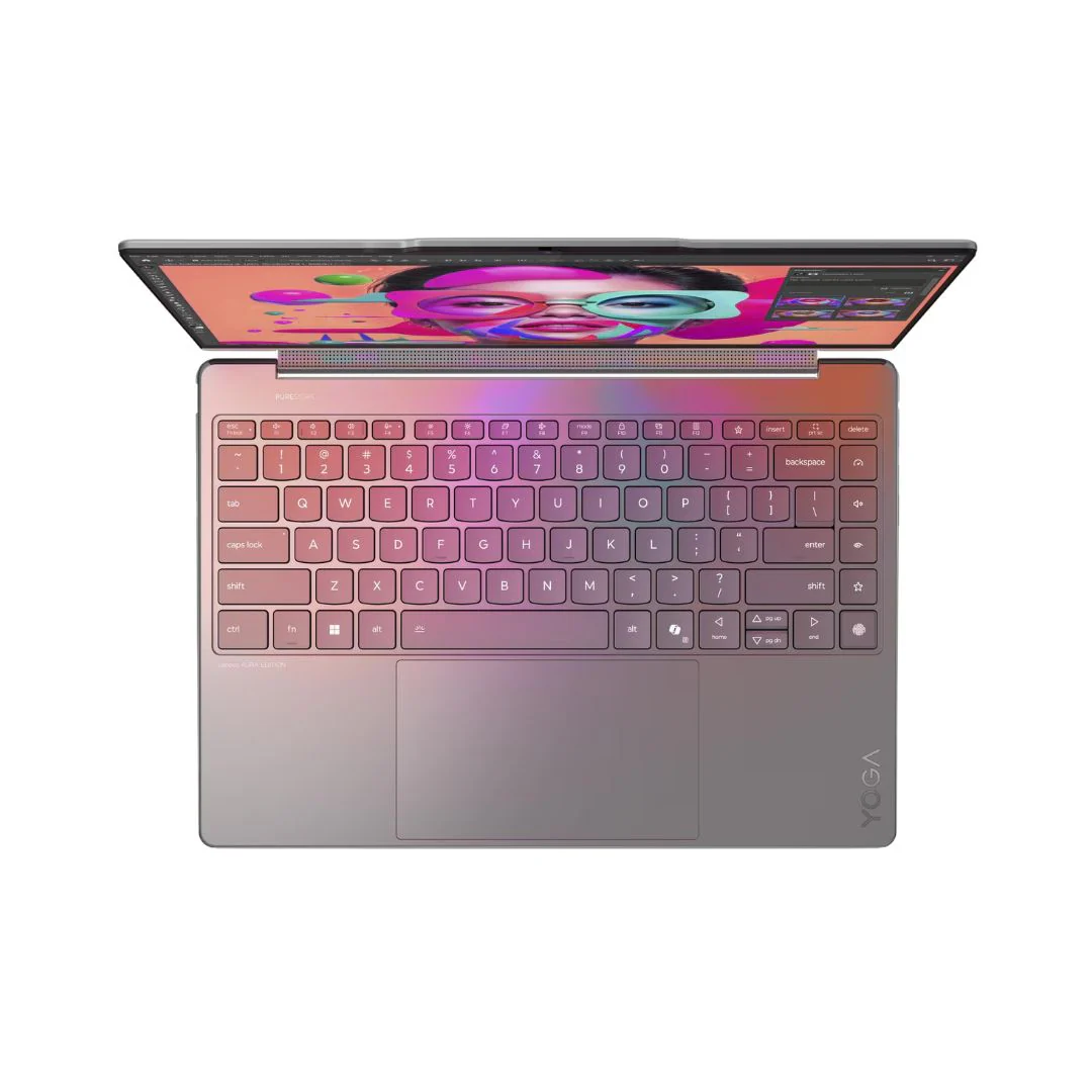 Lenovo Yoga 9 Aura Edition 14ILL10 - (13AX) Intel Core Ultra 7-258V, RAM 32GB, SSD 1TB, Intel® Arc™ Graphics 140V, 14 Inch WQXGA+ OLED 120Hz Touch, Luna Grey - Image 8