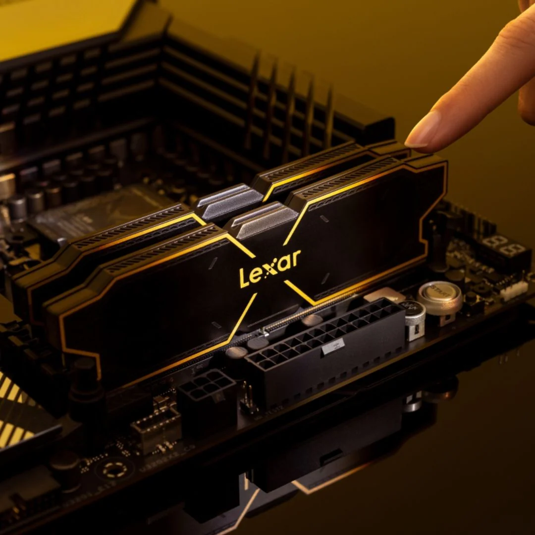 Lexar THOR RGB DDR5 Ram 32GB (2x16GB) 6000MHz CL38 - Black - Image 4