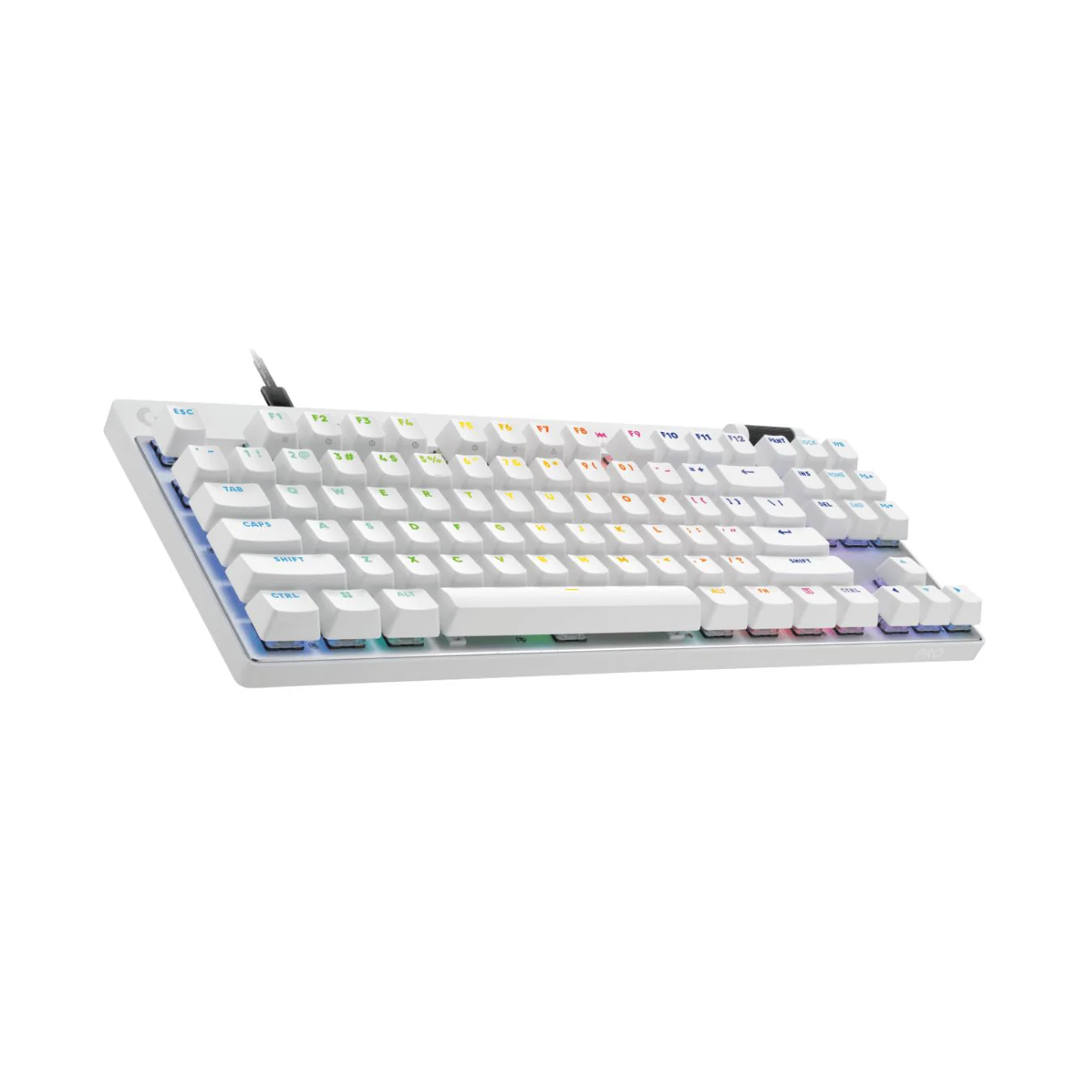 Logitech G PRO X TKL RAPID Wired Gaming Keyboard - White - Image 3