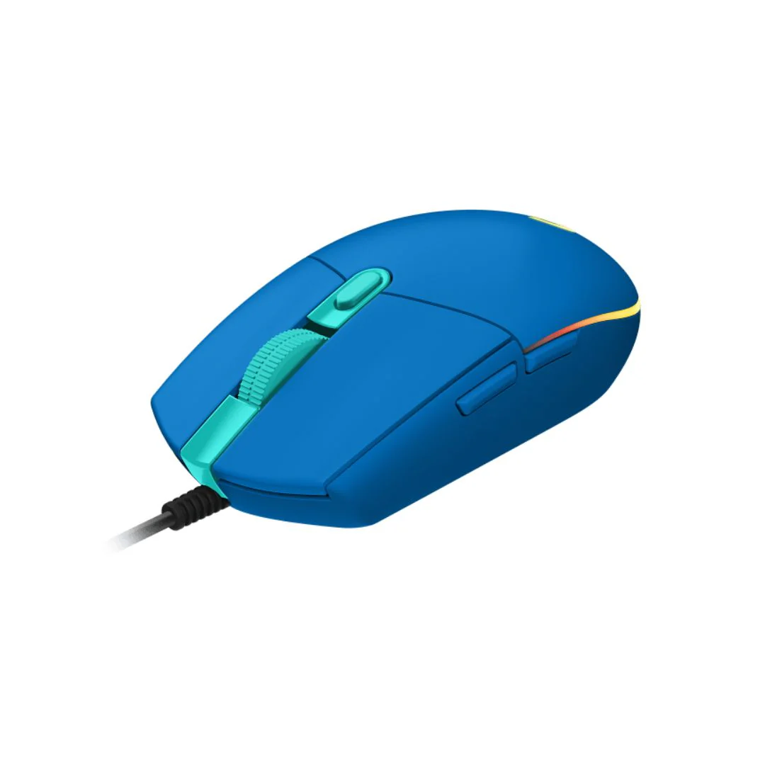 Logitech G203 Blue Wired Gaming Mouse - Image 3