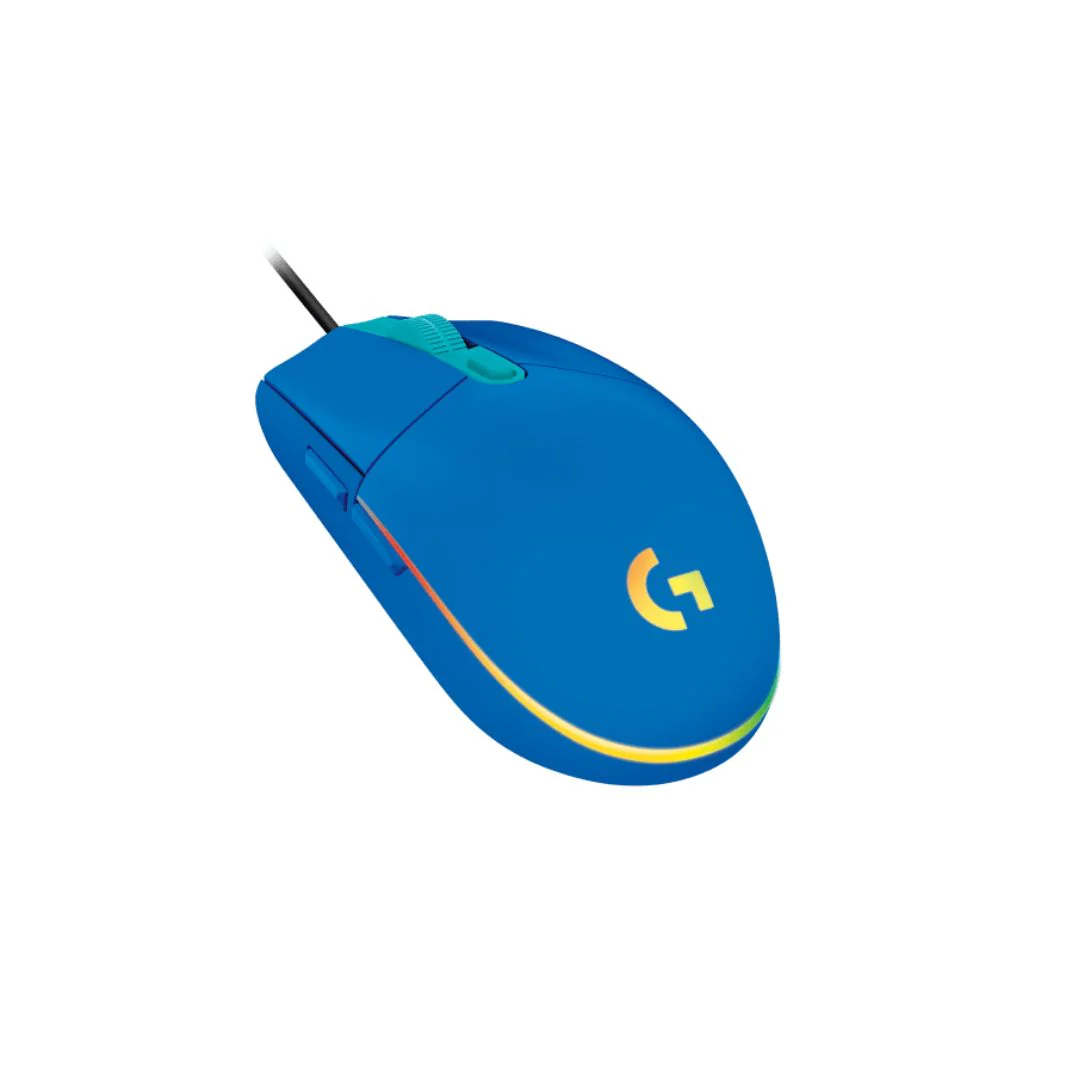 Logitech G203 Blue Wired Gaming Mouse - Image 4