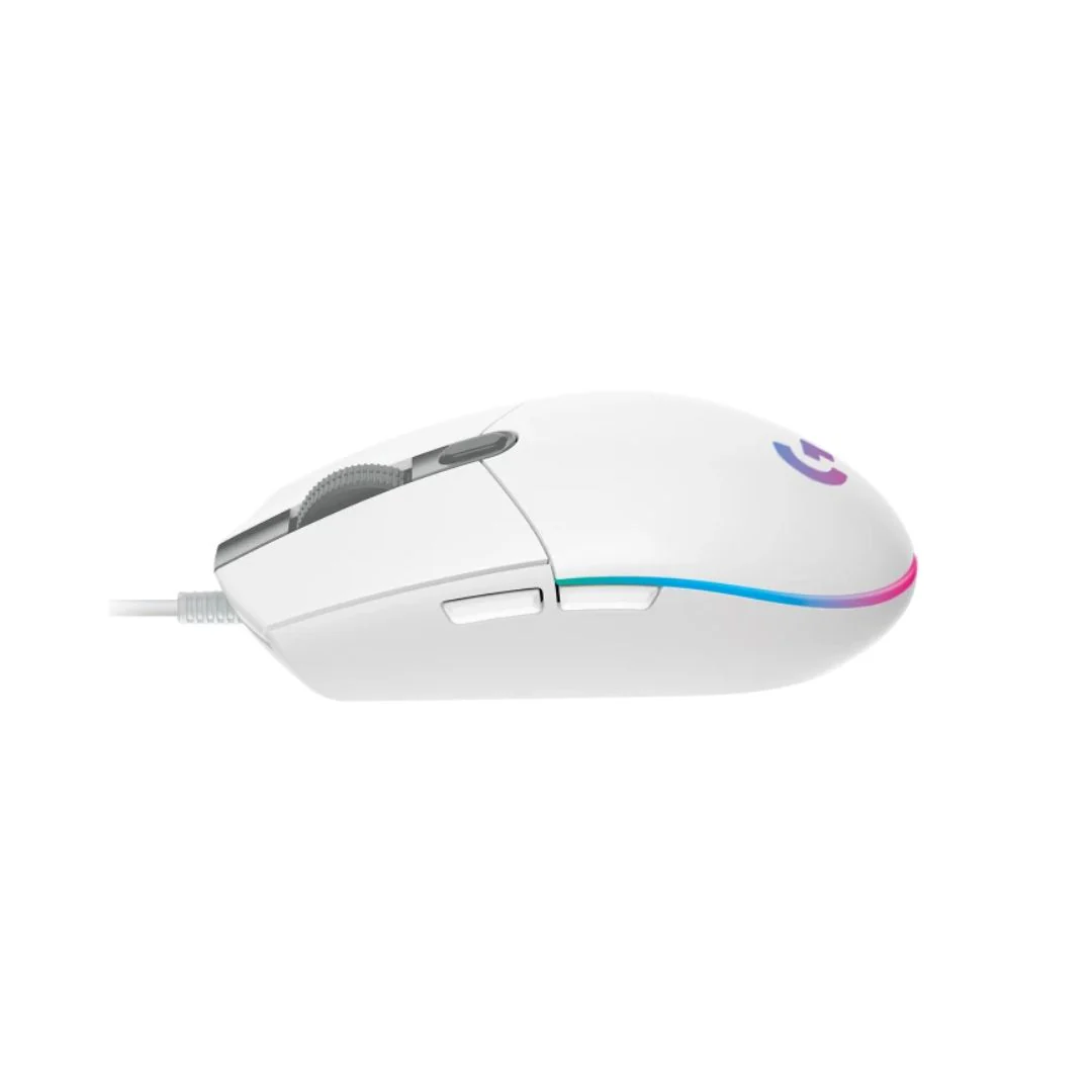 Logitech G203 White Wired Gaming Mouse - Image 3
