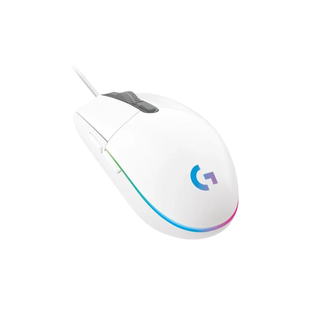 Logitech G203 White Wired Gaming Mouse - Image 4