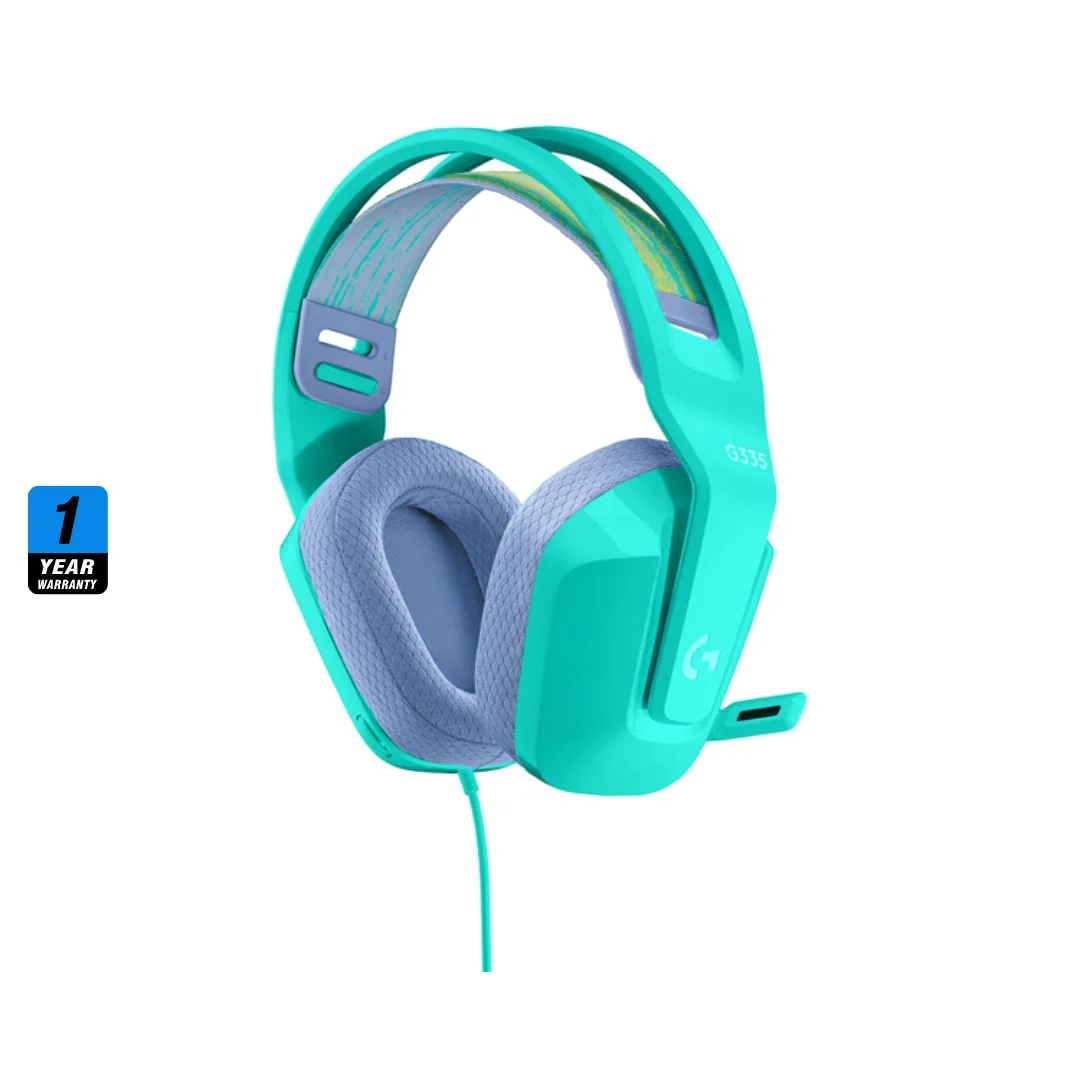 Logitech G335 Wired Gaming Headset - Mint - Image 3