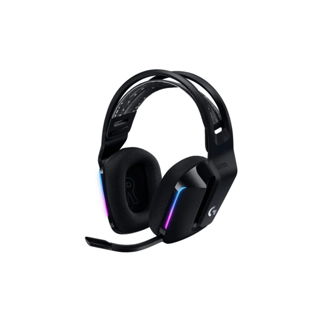 Logitech G733 Lightspeed Wireless Gaming Headset - Black - Image 4
