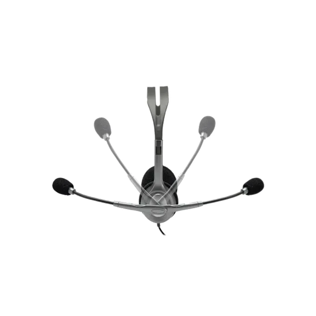 Logitech H110 Headset - Gray - Image 4