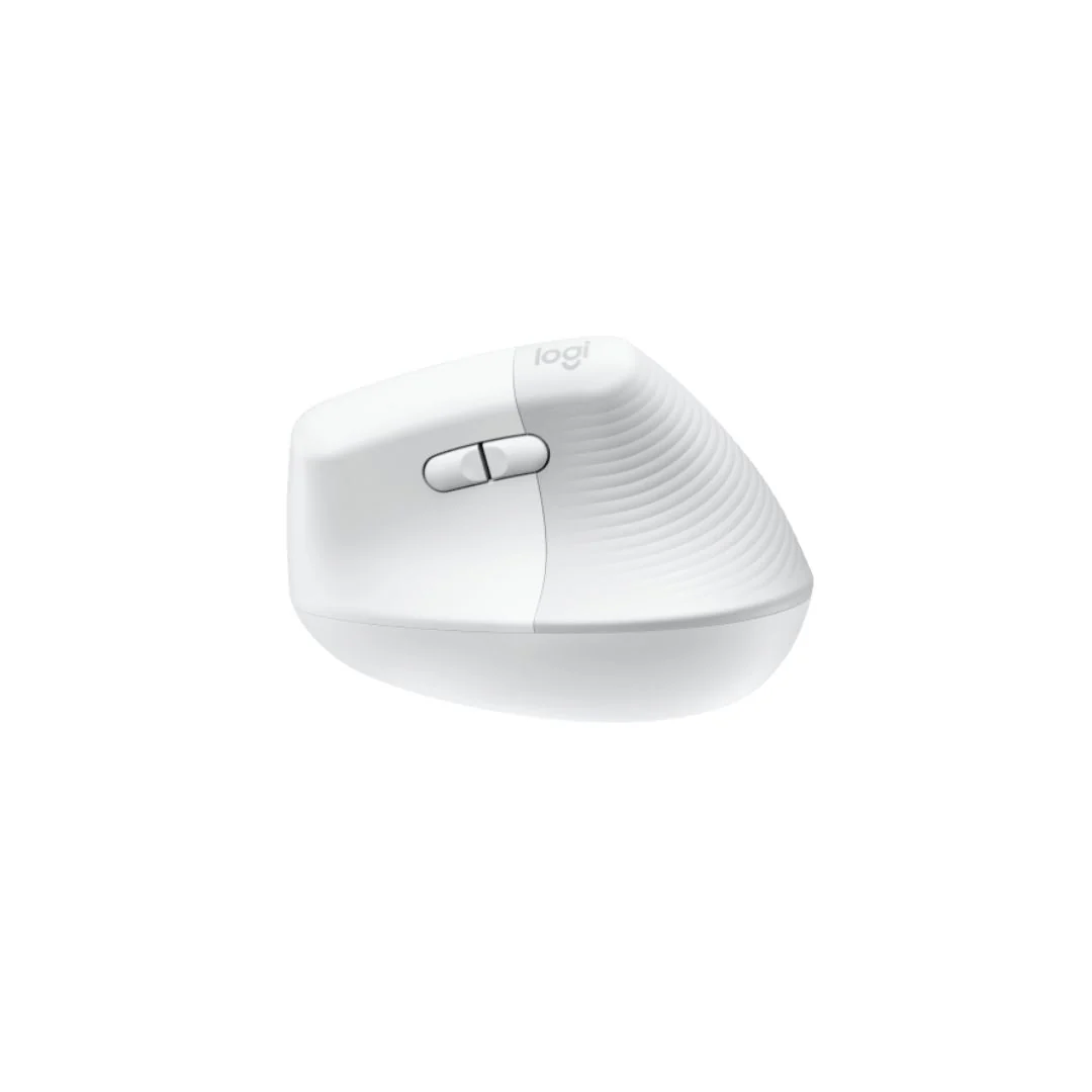 Logitech Lift Vertical Ergonomic, Bluetooth, Wireless Mouse - White - Image 3