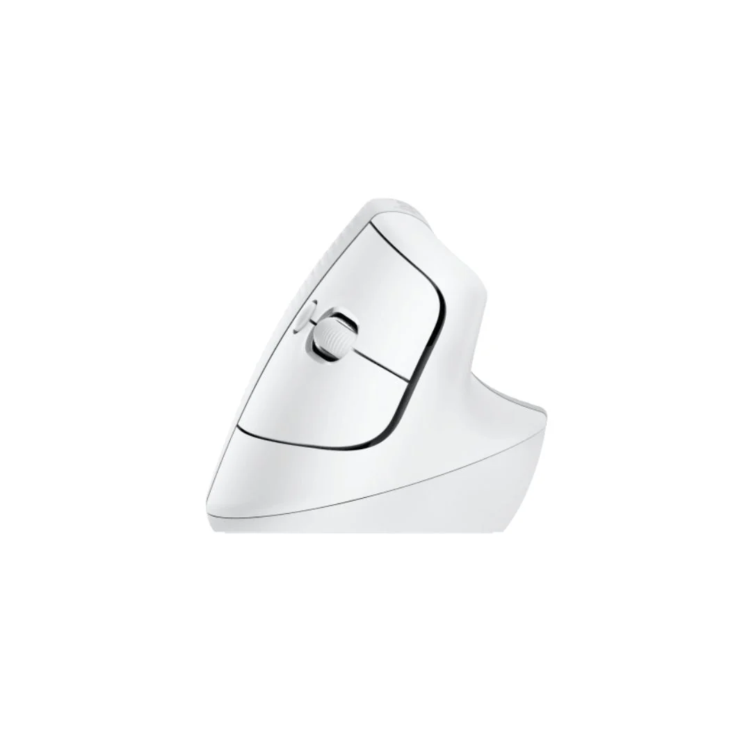 Logitech Lift Vertical Ergonomic, Bluetooth, Wireless Mouse - White - Image 4