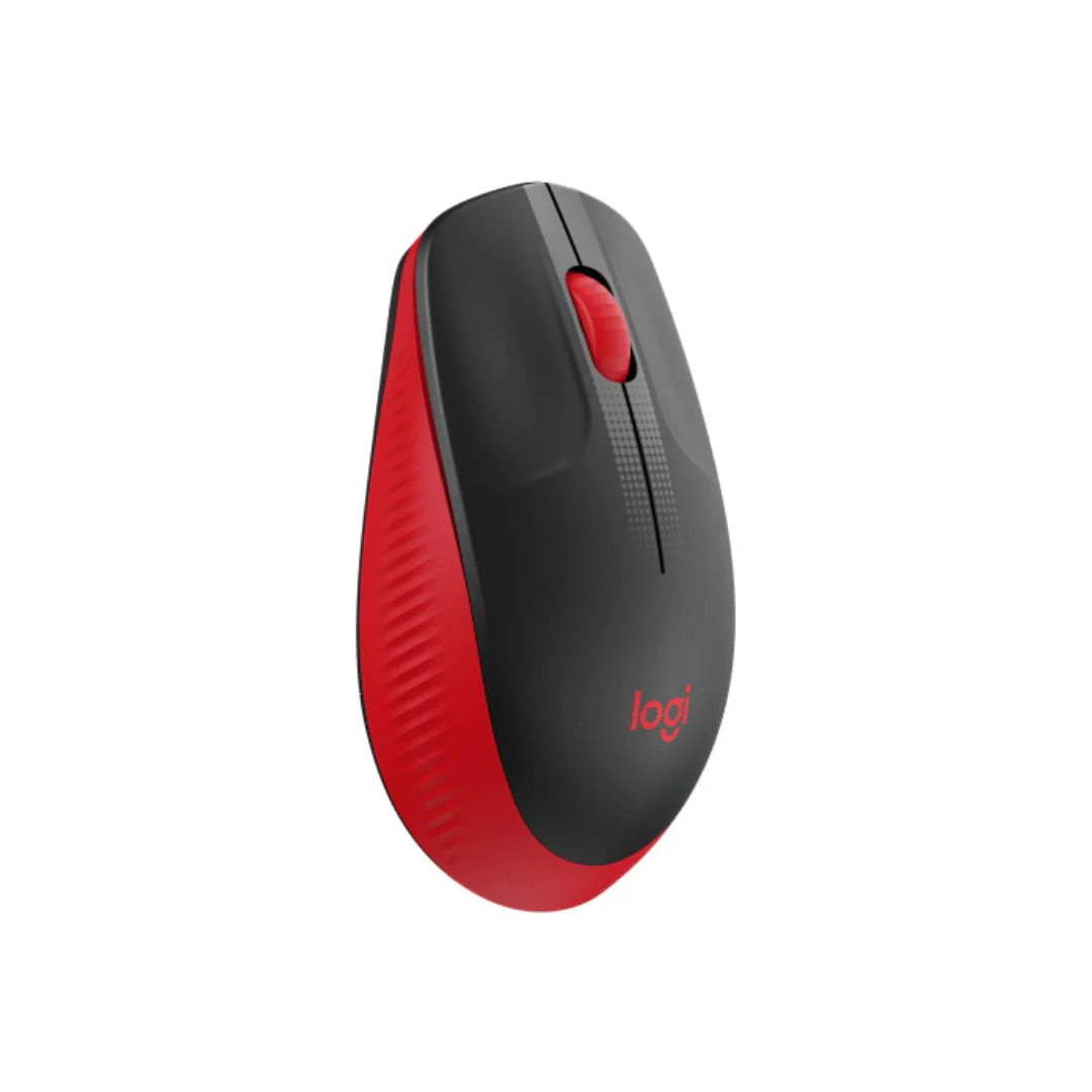 Logitech M190 Full-Size Wireless Mouse - Red - Image 3