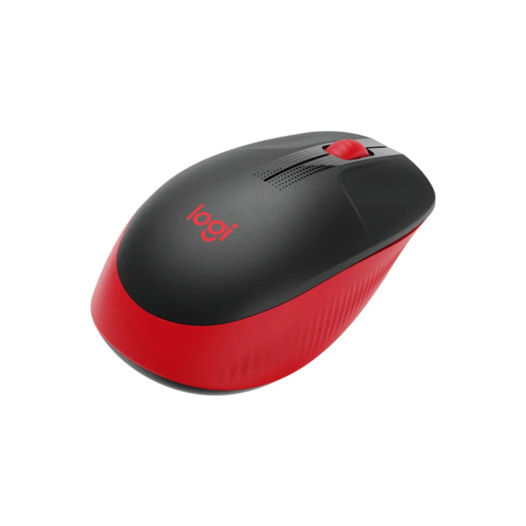 Logitech M190 Full-Size Wireless Mouse - Red - Image 4