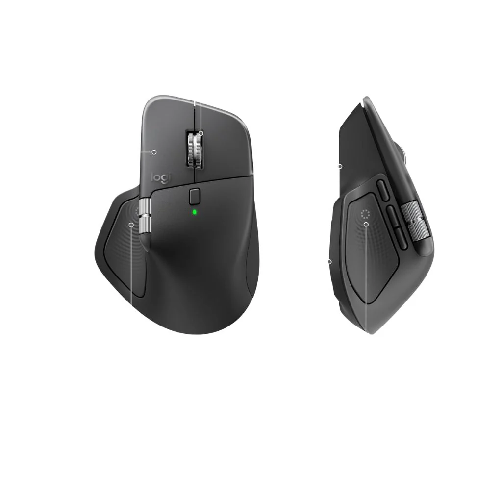 Logitech MX Master 4 Advanced Wireless Graphite Mouse - Image 3