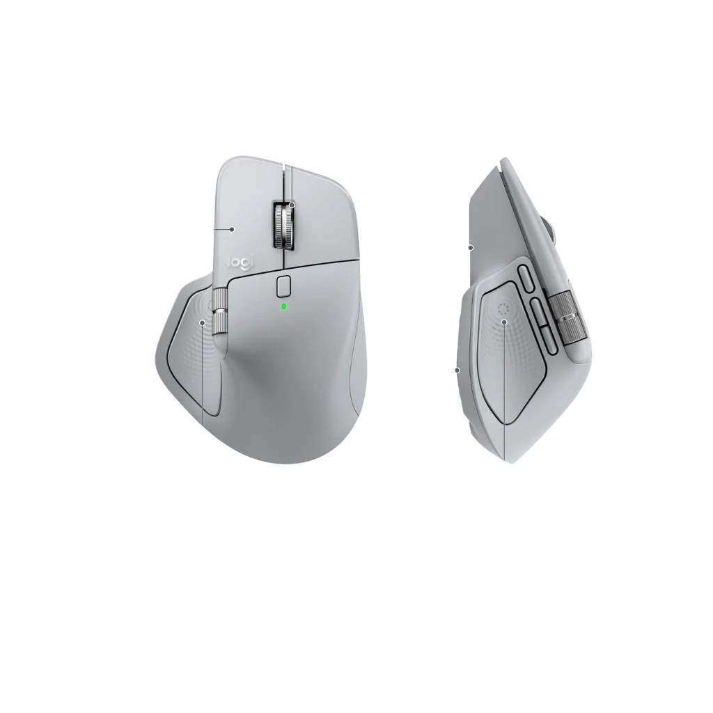Logitech MX Master 4 Advanced Wireless White Mouse - Image 3