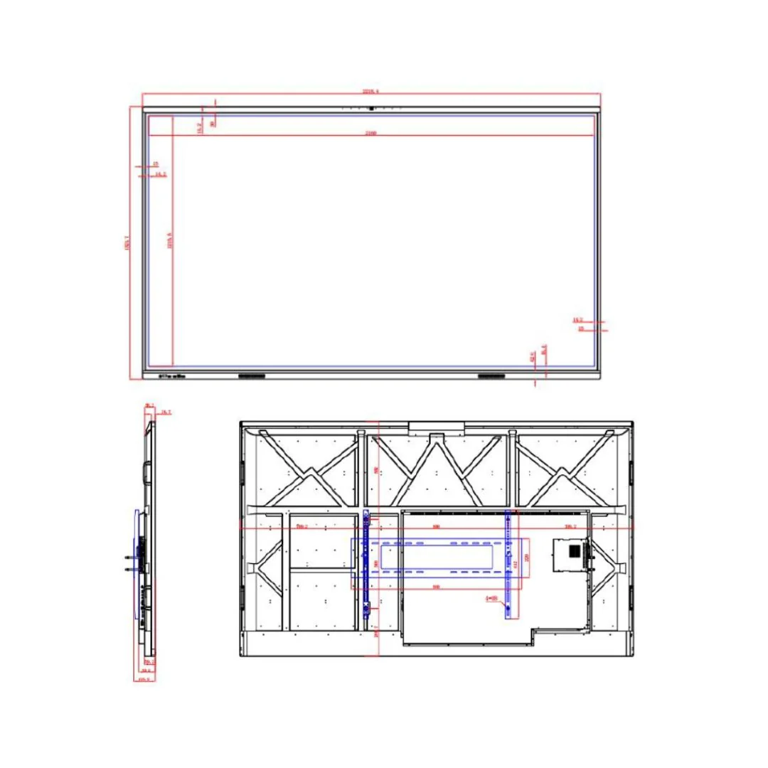 Luminex 86-Inch 4K UHD & AI Built-in Camera Smart Interactive Whiteboard, Android 15.0, RAM 16GB, Storage 256GB - Image 3