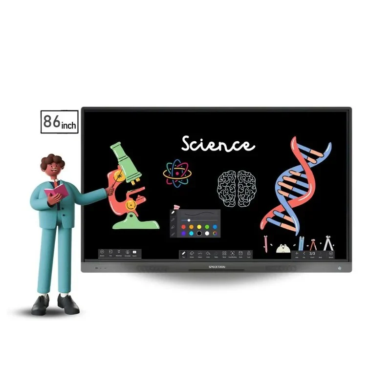 Luminex 86-Inch 4K UHD & AI Built-in Camera Smart Interactive Whiteboard, Android 15.0, RAM 16GB, Storage 256GB - Image 4