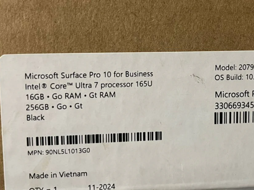 Microsoft Surface Pro 10 - ZDV-00025, Intel Core Ultra 7-165U, RAM 16GB, SSD 256, Intel Graphics, 13.0 Inch 120Hz, Black - Image 5