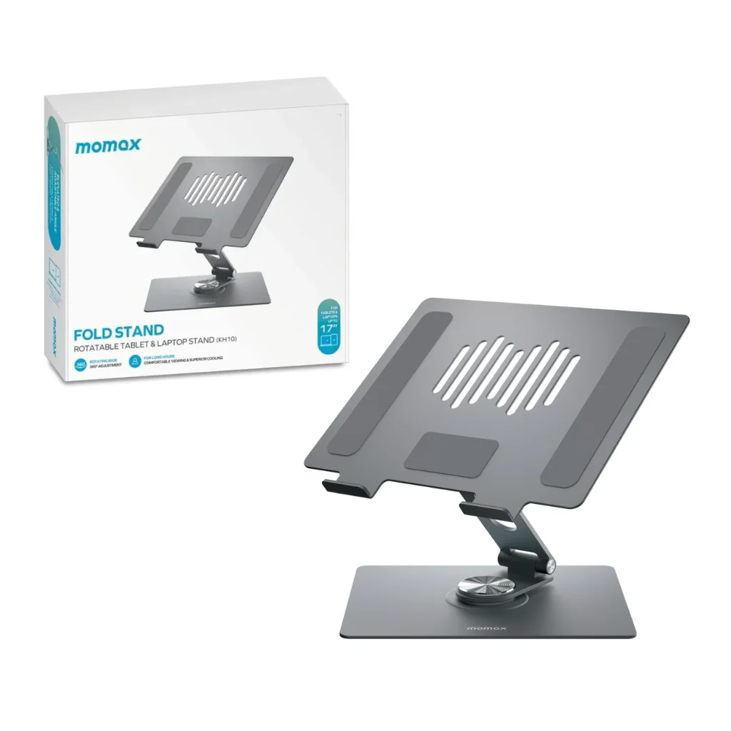 Momax KH10E Fold Rotating Laptop Stand Up to 17 Inch