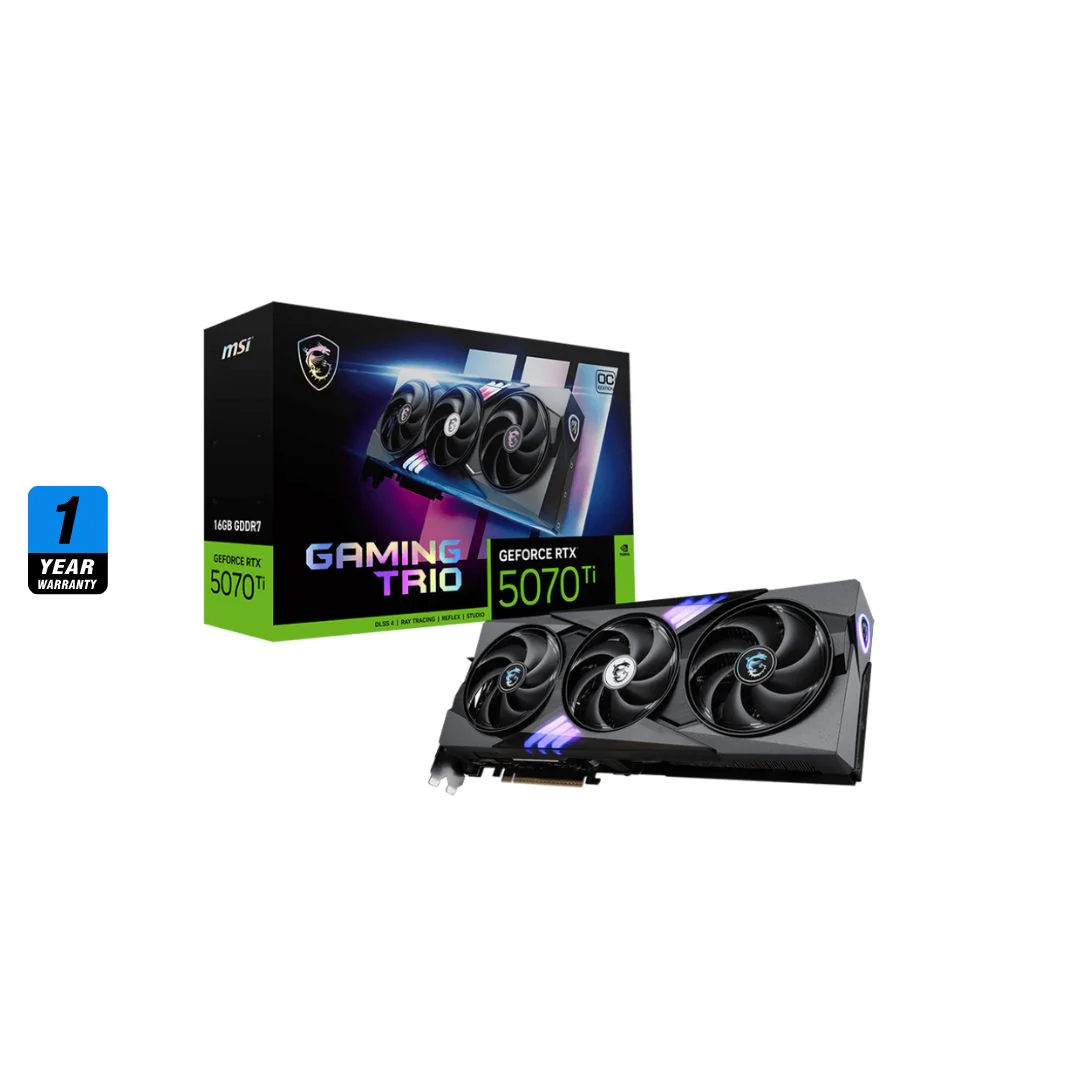 MSI GeForce RTX™ 5070 Ti GAMING TRIO OC - 16GB