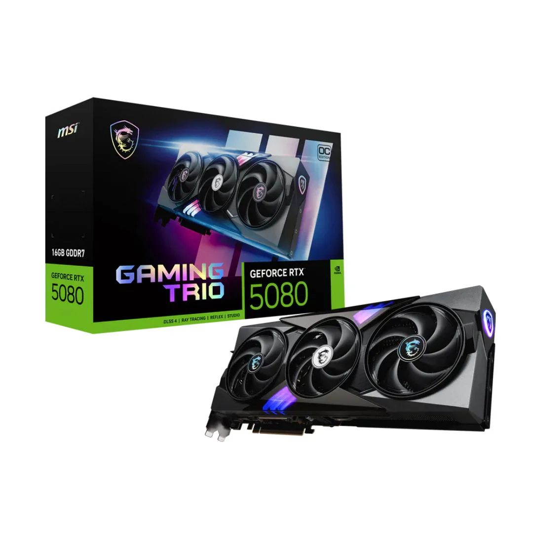 MSI GeForce RTX™ 5080 GAMING TRIO OC - 16GB