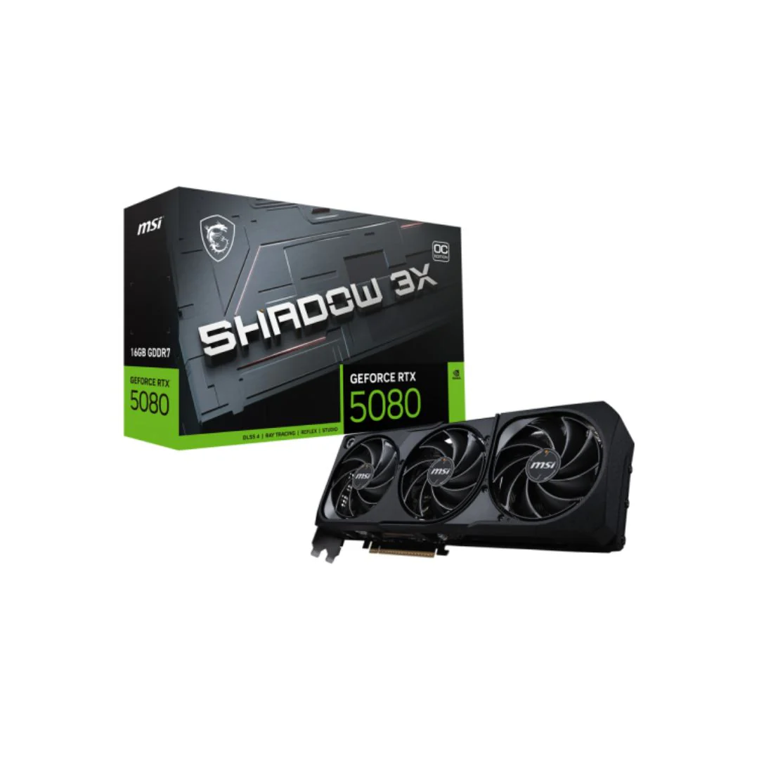 MSI GeForce RTX™ 5080 SHADOW 3X OC - 16GB