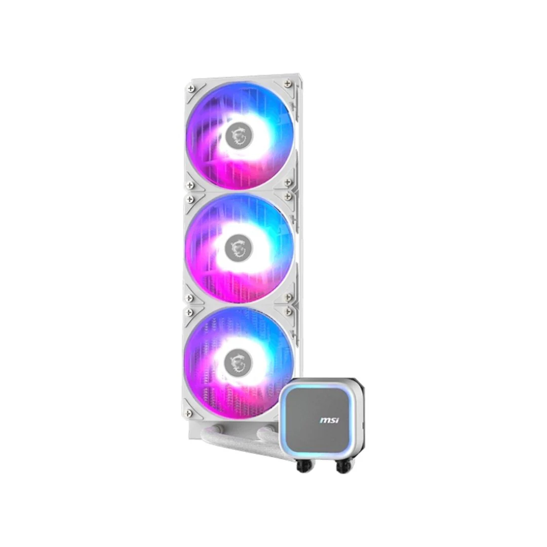 MSI MAG CoreLiquid A13 360 AIO Liquid Cooler - White - Image 3