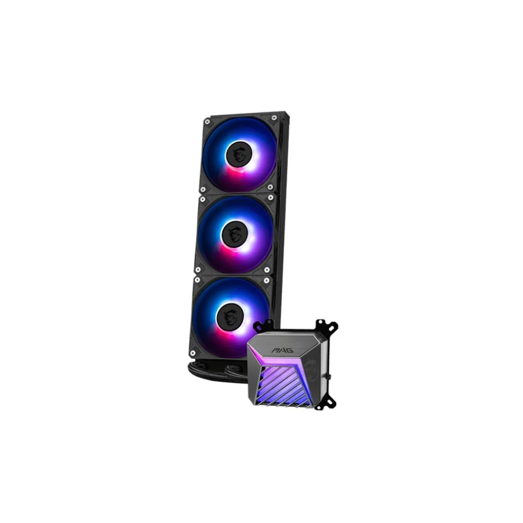 MSI MAG CoreLiquid A15 360 AIO Liquid Cooler - Black - Image 3