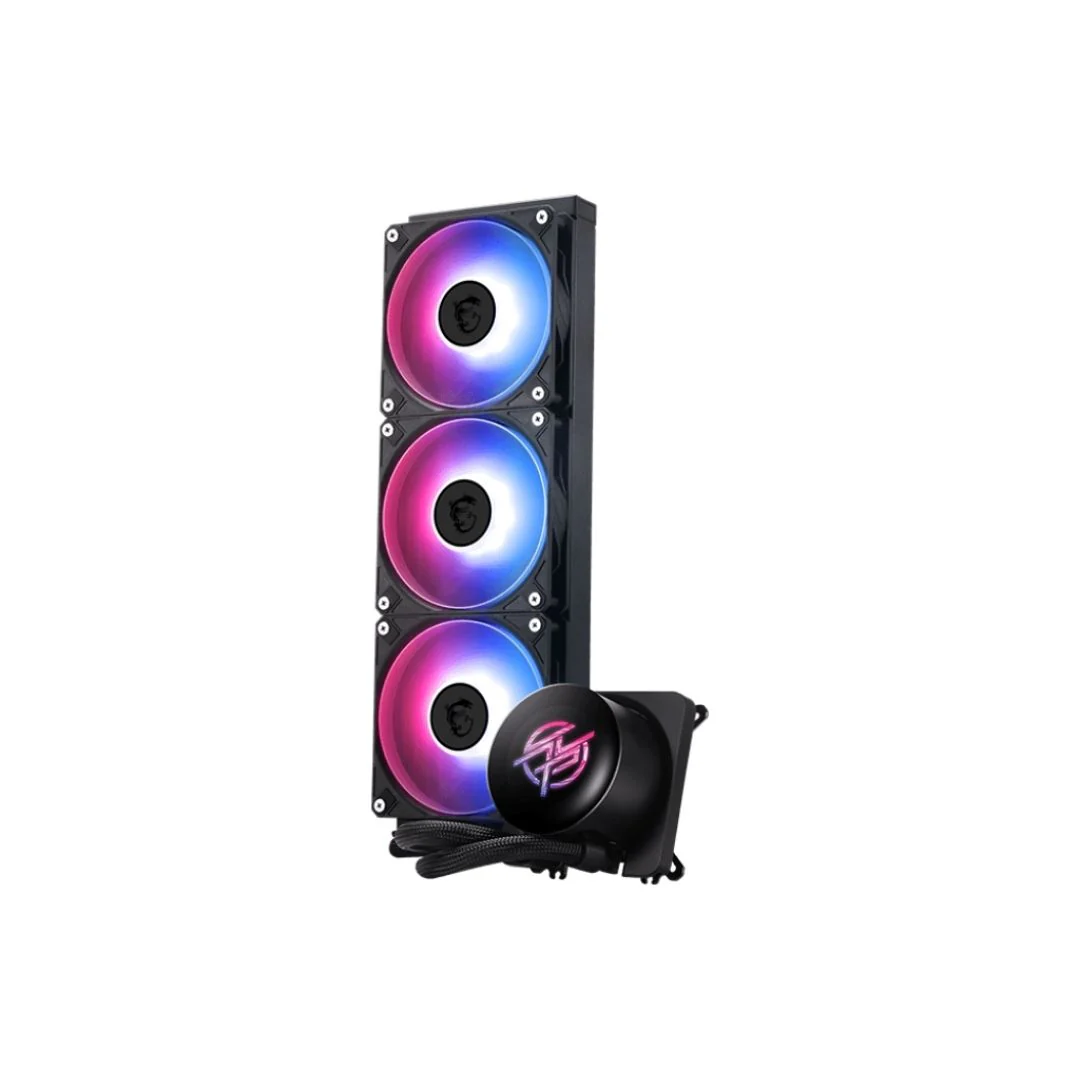 MSI MPG CoreLiquid P13 360 AIO Liquid Cooler with LCD Screen - Black - Image 2