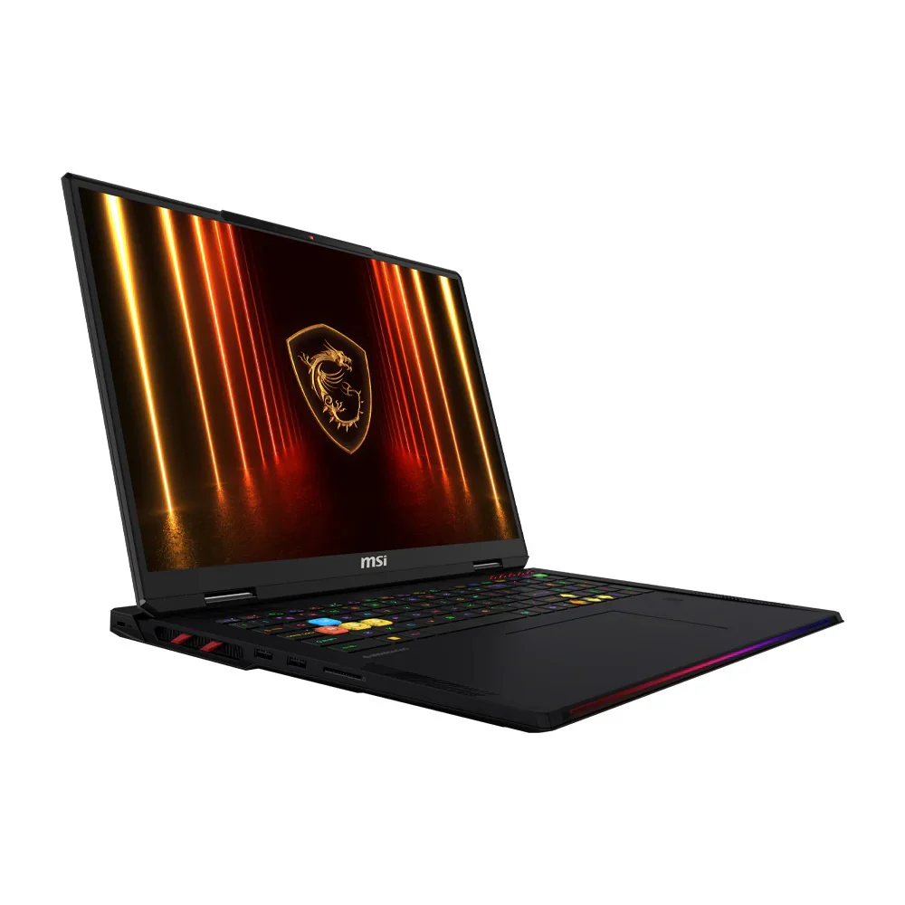 MSI Raider A18 HX A9WIG-205AE, AMD Ryzen 9-9955HX3D, RAM 64GB, SSD 2TB, NVIDIA RTX 5090 24G, 18 Inch UHD+ (4k+) 120Hz, Core Black - Image 3