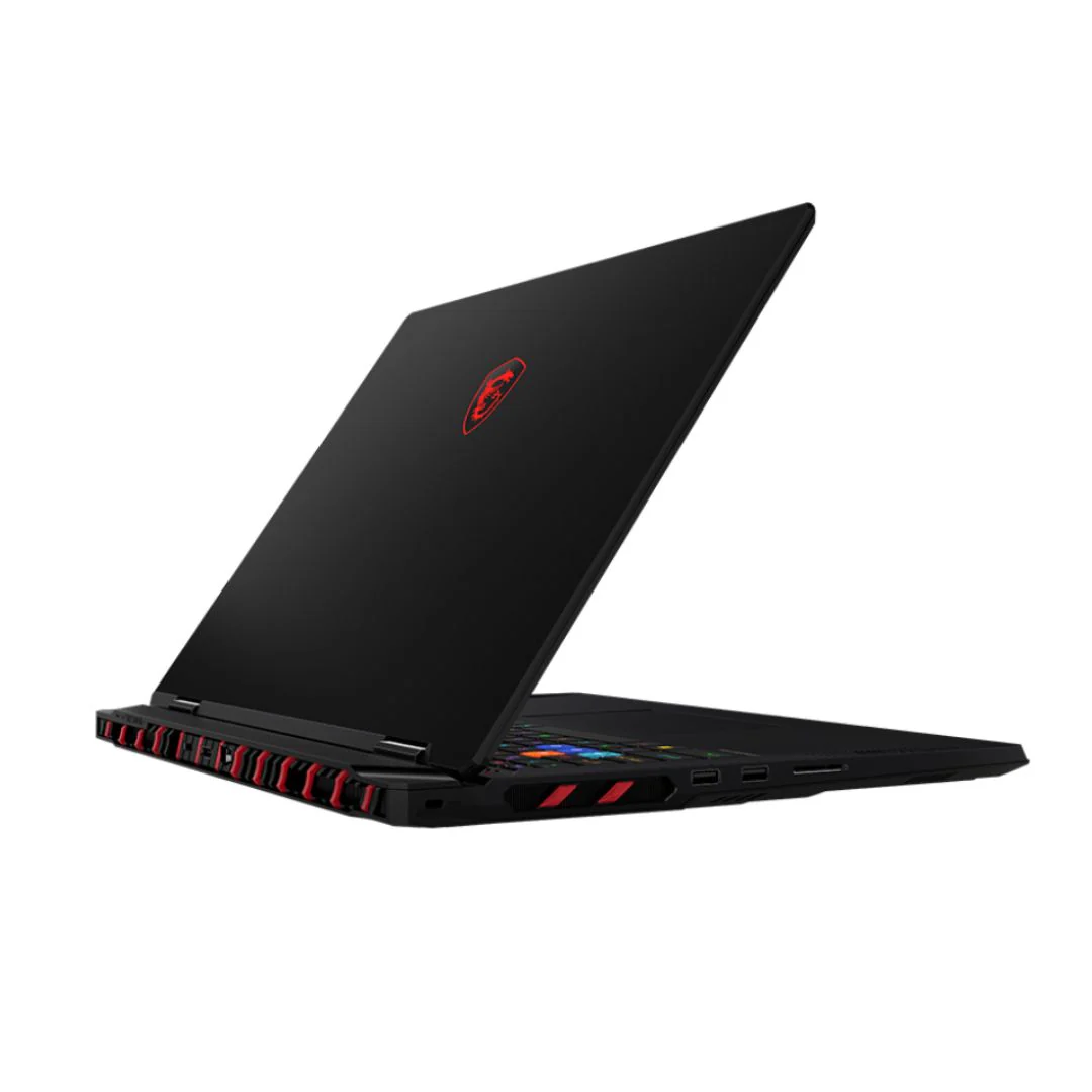 MSI Raider A18 HX A9WIG-205AE, AMD Ryzen 9-9955HX3D, RAM 64GB, SSD 2TB, NVIDIA RTX 5090 24G, 18 Inch UHD+ (4k+) 120Hz, Core Black - Image 4