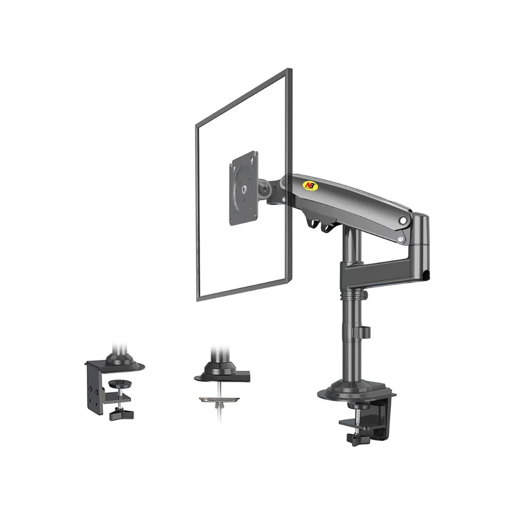 NB H100 Single Monitor Desk Mount Up to 32" - Image 2